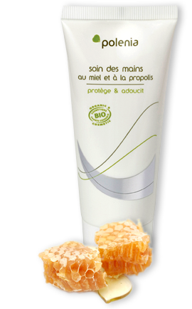Soin des mains au miel et à la propolis